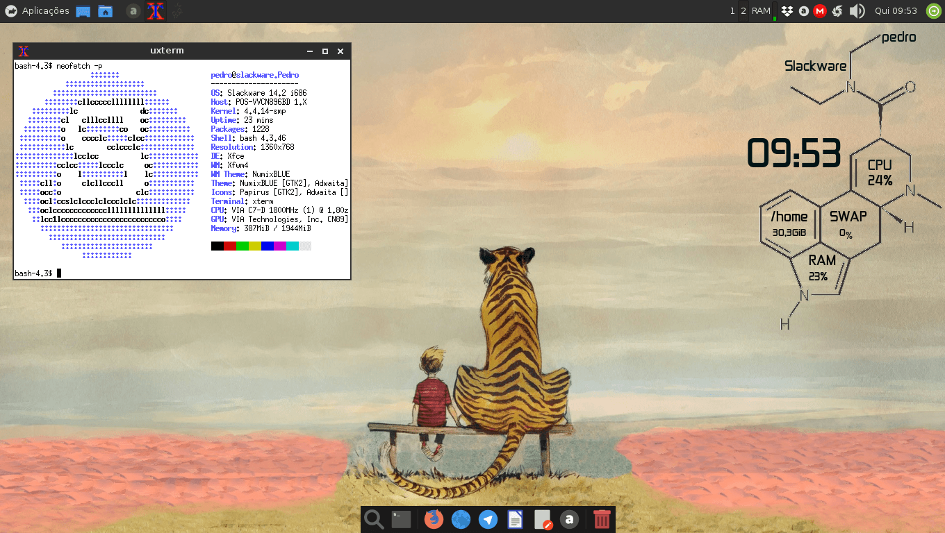Slackware 14.2 com XFCE